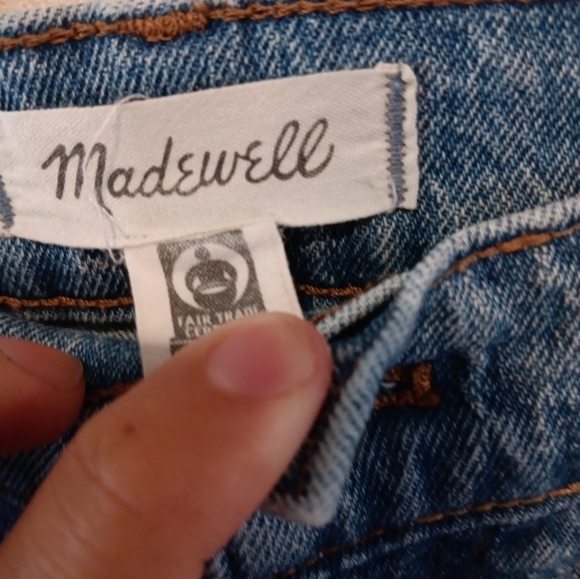 Madewell The Perfect Vintage Jeans Women's Size 30  Blue In Very Good Condition - Picture 3 of 8